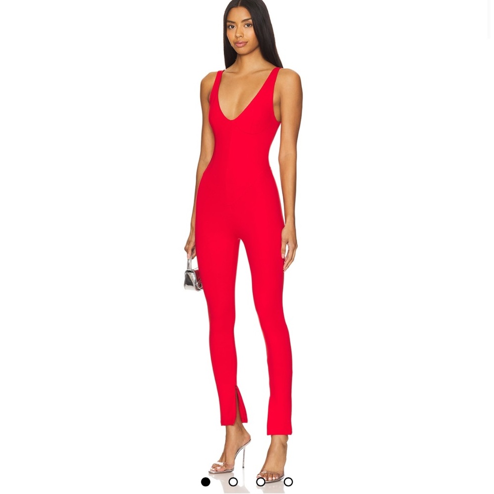 Delfi Red Jumpsuit